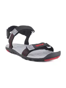 Sparx SS-414 Men Black & Red Sports Sandals