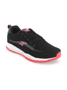 Sparx Men Black & Red Mesh Running Shoes