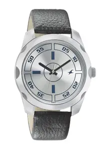 Fastrack Men Silver-Toned Dial Watch NF3123SL01