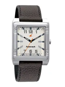 Fastrack Men White Dial Watch NF3040SL01