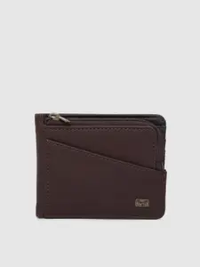 Baggit Men Brown Solid Two Fold Wallet