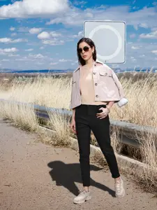 Roadster Women Black Skinny Fit High-Rise Clean Look Stretchable Jeans