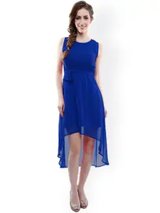 Miss Chase Blue High-Low Dress