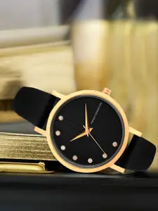 French Connection Women Black Analogue Watch FC20-63F