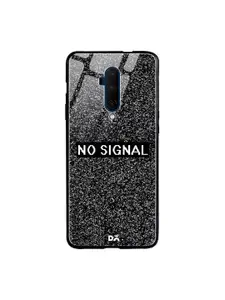 DailyObjects Black No Signal OnePlus 7T Pro Glass Mobile Cover