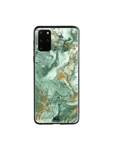 DailyObjects Sea Green & White Marble Forest Samsung Galaxy S20 Plus Glass Mobile Case