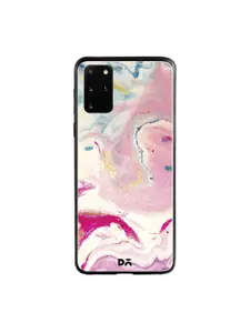 DailyObjects Pink & Blue Shades of Marble Samsung Galaxy S20 Plus Glass Mobile Cover