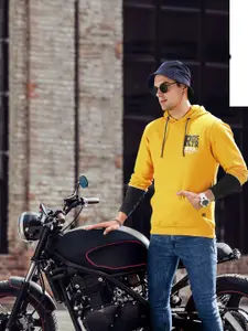 The Roadster Lifestyle Co. Men Long sleeves Hooded Sweatshirt