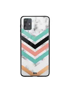 DailyObjects White & Black Marble III 38 Samsung Galaxy A51 Glass Mobile Cover