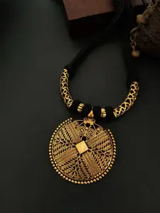 Binnis Wardrobe Antique Gold Plated Tassel Necklace