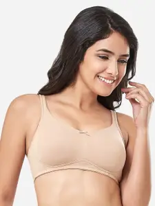 every de by amante Solid Non Padded Wirefree Elegant Concealer Super Support Bra - EB005