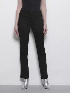 DOROTHY PERKINS Women Black Ellis Mid-Rise Clean Look Stretchable Jeans