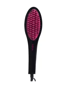 VEGA Black & Pink X-Glam Hair Straightening Brush VHSB-01