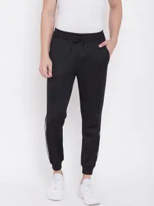 Fitkin Men Black Solid Joggers