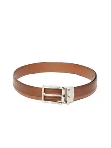 Tommy Hilfiger Men Brown Reversible Leather Solid Belt