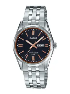 CASIO Enticer Women Black Analogue Watch A1504 LTP-1335D-1A2VDF