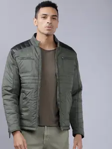 LOCOMOTIVE Men Solid Puffer Jacket Jacket