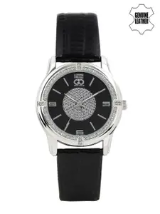 GIO COLLECTION Women Black Dial Watch G0055-01
