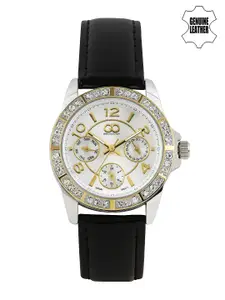 GIO COLLECTION Women Silver-Toned Dial Watch G0062-01