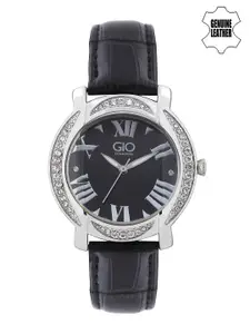 GIO COLLECTION Women Black Dial Watch G0039-01