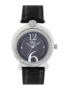 GIO COLLECTION Women Black Dial Watch G0042-01