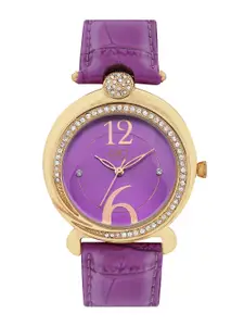 GIO COLLECTION Women Purple Dial Watch G0042-06