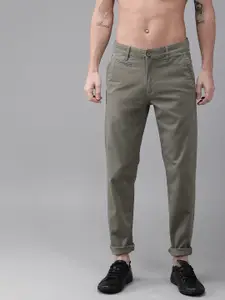 Roadster Men Grey Sustainable Chinos