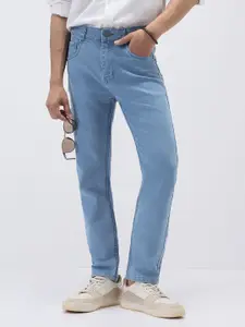 Urbano Fashion Men Blue Slim Fit Mid-Rise Clean Look Stretchable Jeans