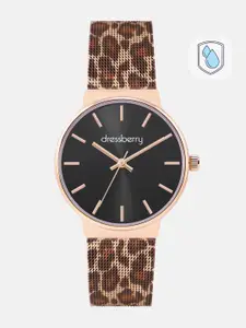 DressBerry Women Black Analogue Watch MFB-PN-PF-DK2443B