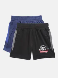 PROTEENS Boys Pack of 2 Solid Regular Shorts