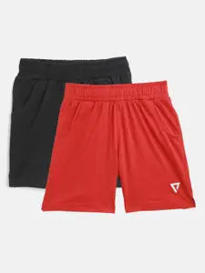 PROTEENS Girls Pack of 2 Solid Regular Shorts
