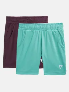 PROTEENS Girls Pack of 2 Solid Regular Shorts