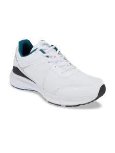 Campus Men White Mesh Running Shoes