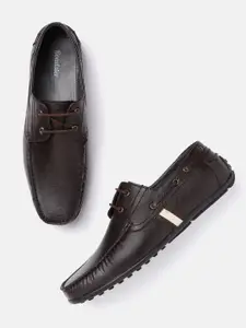 Roadster Men Coffee Brown Driving Shoes