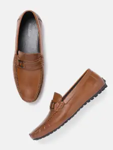 Roadster Men Tan Brown Driving Shoes