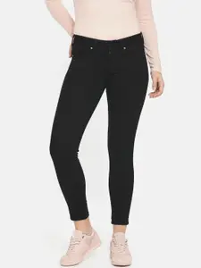 Pepe Jeans Women Black Mary Lola Slim Fit Mid-Rise Clean Look Stretchable Jeans