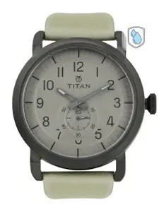 Titan Men Grey Dial Watch 90025QL01J