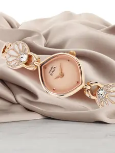 Titan Raga Women Peach-Coloured Dial Watch 2497WM01