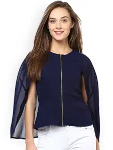 Miss Chase Navy Cape Top