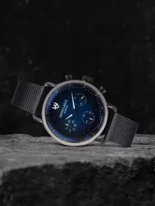 Swiss Eagle Men Navy Blue Analogue Watch SE-9169-11