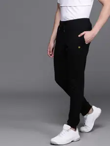 WROGN Black Solid Slim Fit Joggers