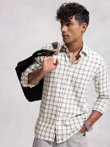 WROGN Pure Cotton Checked Casual Shirt