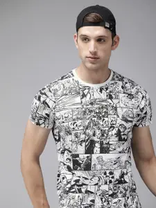 Pepe Jeans Marvel Printed Pure Cotton Slim Fit T-shirt