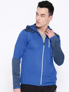 Yuuki Men Blue Solid Sporty Jacket
