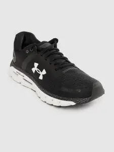 UNDER ARMOUR Men Black Woven Design Bluetooth HOVR Infinite 2 Running Shoes
