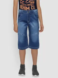 Gini and Jony Boys Blue Washed Classic Fit Denim Shorts