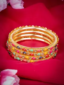 AccessHer Set Of 4 Handcrafted Bangles