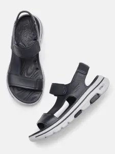 Skechers Men Navy Blue GO WALK 5 Sports Sandals