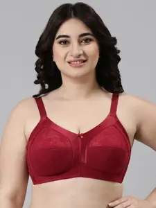 Enamor Masai Non-Wired Non Padded Full Coverage Full Support Daily wear Bra with Lace A014