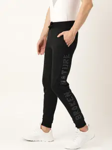 Sweet Dreams Men Black Solid Straight Fit Joggers